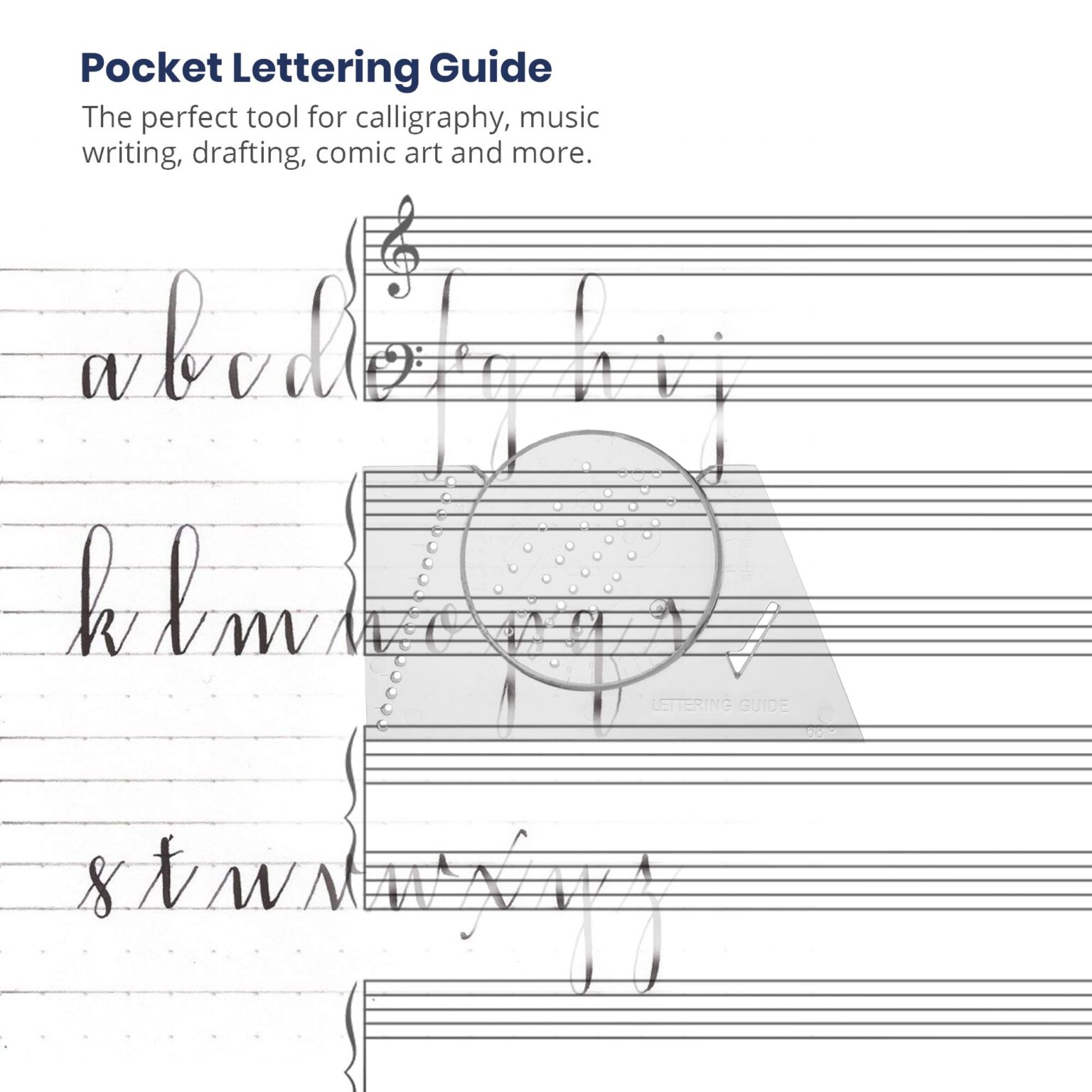 Ames Lettering Guide Template