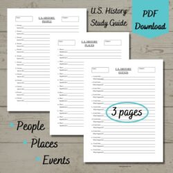 history-study-guide-template