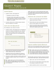 one-page-reference-guide-template