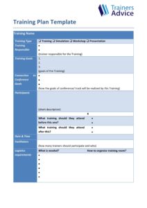 software-training-guide-template