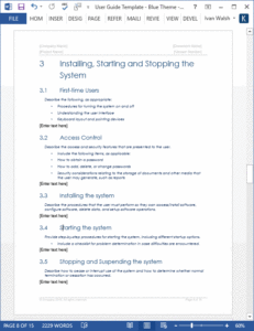 system-user-guide-template