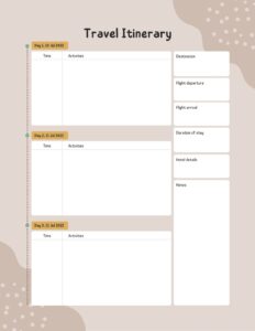 travel-planning-guide-template