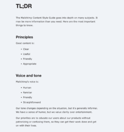 writing-style-guide-template