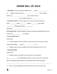 bill-of-sale-template-horse