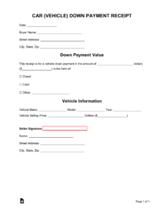 Bill of Sale with Down Payment Template bill-of-sale-with-down-payment-template