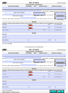 California Bill of Sale Template california-bill-of-sale-template