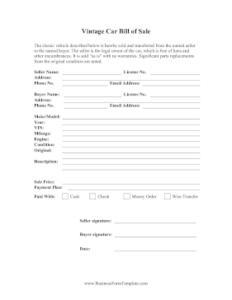 classic-car-bill-of-sale-template