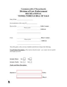 MA Vehicle Bill of Sale Template ma-vehicle-bill-of-sale-template