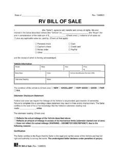 rv-bill-of-sale-as-is-no-warranty-template