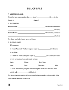 standard-vehicle-bill-of-sale-template