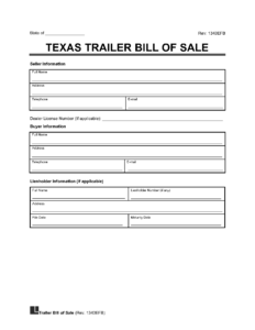 trailer-bill-of-sale-texas-template