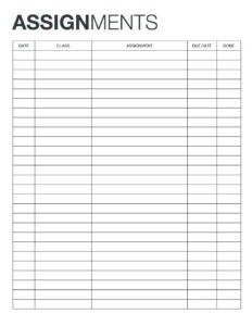 Assignment Checklist Template For Students assignment-checklist-template-for-students