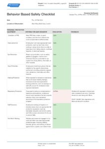 behavior-based-safety-observation-checklist-template