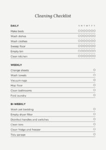 Daily House Cleaning Checklist Template daily-house-cleaning-checklist-template