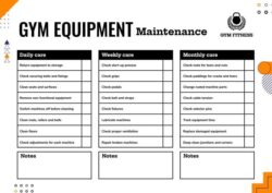 Gym Equipment Maintenance Checklist Template gym-equipment-maintenance-checklist-template