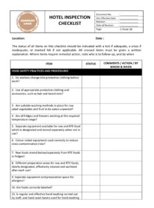 Hotel Site Inspection Checklist Template hotel-site-inspection-checklist-template