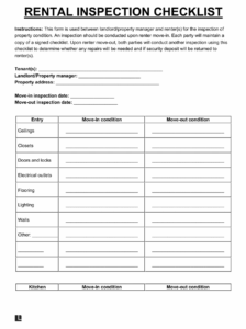 landlord-rental-inspection-checklist-template