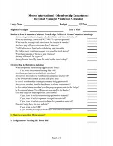 regional-visit-form-checklist-template