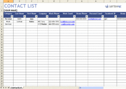 business-development-contact-list-template