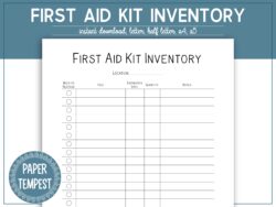 First Aid Inventory List Template first-aid-inventory-list-template