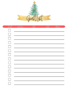 Holiday Party Guest List Template holiday-party-guest-list-template