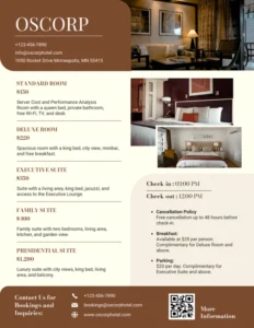 hotel-room-price-list-template