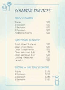 House Cleaning Services Price List Template house-cleaning-services-price-list-template