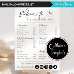 nail-technician-price-list-template