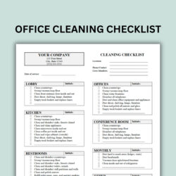 office-cleaning-task-list-template