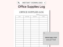 Office Supply Order List Template office-supply-order-list-template