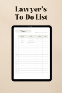 paralegal-to-do-list-template