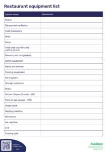restaurant-equipment-inventory-list-template