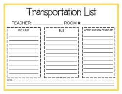 Transportation List Template for Teachers transportation-list-template-for-teachers