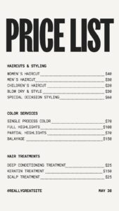 tuck-shop-price-list-template