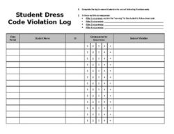 Student Dress Code Compliance Checklist Template student-dress-code-compliance-checklist-template
