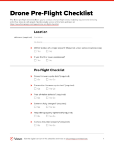 drone-pre-flight-checklist-template