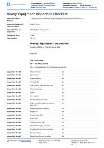 equipment-delivery-inspection-checklist-template