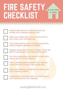 home-fire-safety-checklist-template