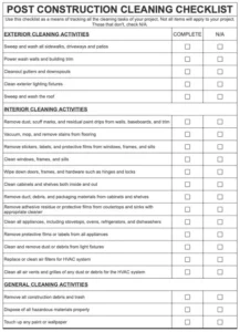 Post Construction Cleaning Checklist Template post-construction-cleaning-checklist-template