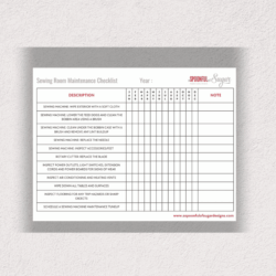 sewing-machine-maintenance-checklist-template