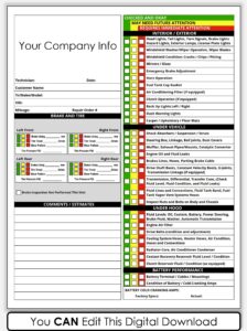 used-vehicle-inspection-checklist-template